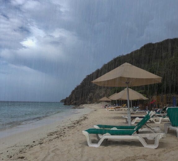 Regen op Curaçao