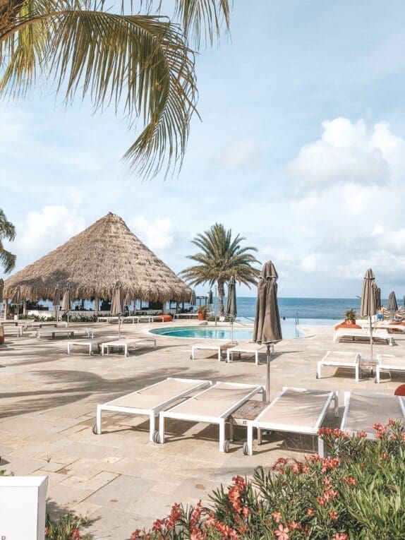 zwembadspot op Curaçao