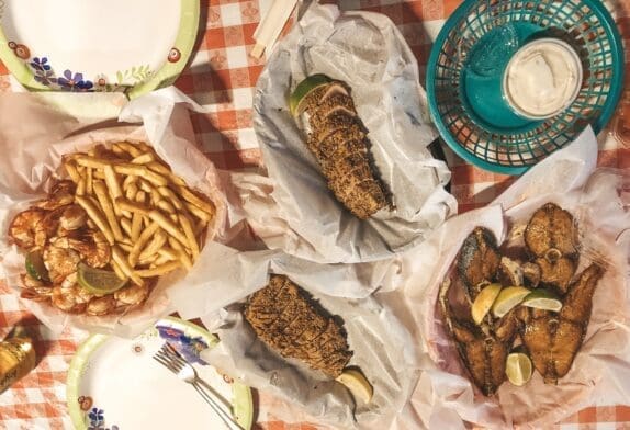 Vis eten op Curaçao